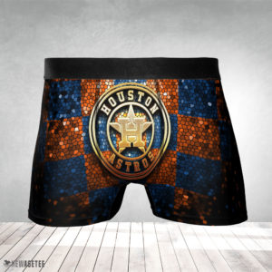 Houston Astros MLB Glitter Mens Underwear Boxer Briefs