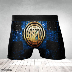 Inter Milan FC Glitter Mens Underwear Boxer Briefs