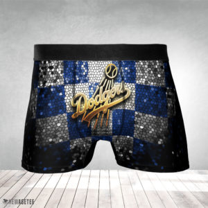 Los Angeles Dodgers MLB Glitter Mens Underwear Boxer Briefs