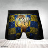 Manchester City FC Premier League Glitter Mens Underwear Boxer Briefs