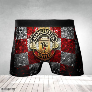 Manchester United FC Glitter Mens Underwear Boxer Briefs