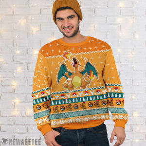 Anime Pokemon Charizard Ugly Christmas Sweater