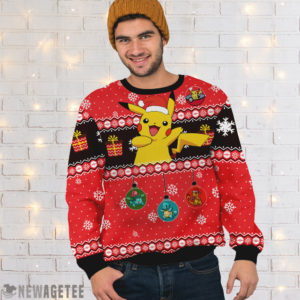 Pikachu Pokemon Woolen Ugly Christmas Sweater
