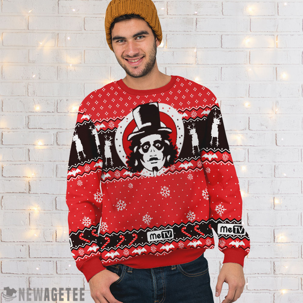 Svengoolie Holiday Knit Ugly Christmas Sweater