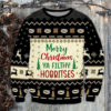 Pabst Blue Ribbon Beer Ugly Christmas Sweater