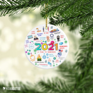 2021 A Year To Remember Year In Review Christmas Ornament
