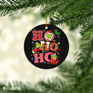2021 Grinch Ho Ho Ho Christmas Ornament