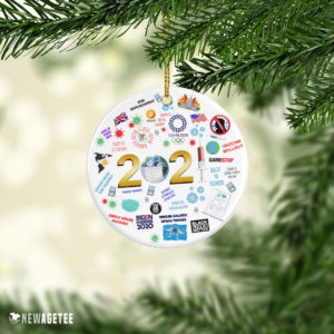2021 Year To Remember Ornament Vaccine Rollout covid 19 Ornament