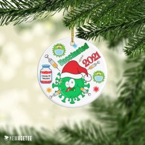 Covid 19 Vaccine Merry Christmas 2021 Ornament