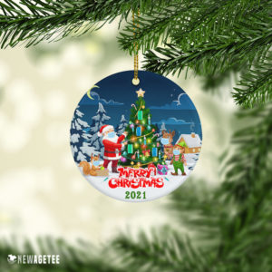 Sata Claus Decor Christmas Tree Ornaments 2021