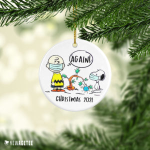 Snoppy Peanuts Charlie Brown 2021 Christmas Ornament