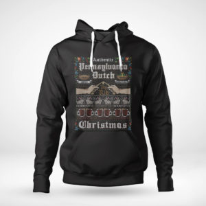 Pullover Hoodie Authentic Pennsylvania Dutch Ugly Christmas Sweatshirt