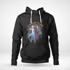 Pullover Hoodie Disney Frozen 2 Elsa Anna Live Your Truth Geometric Portrait Sweatshirt