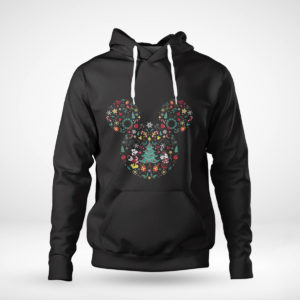 Pullover Hoodie Disney Mickey And Minnie Christmas Mashup SweatShirt