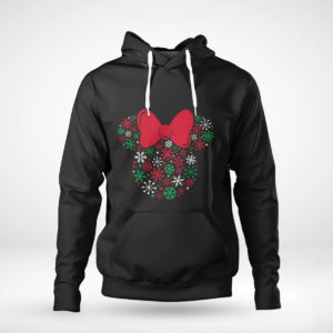 Disney Minnie Mouse Icon Holiday Snowflakes SweatShirt