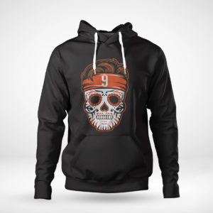 Pullover Hoodie Joe Burrow Sugar Skull Shirt