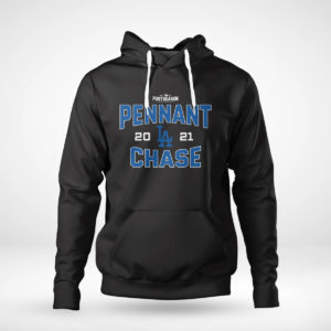 Pullover Hoodie Los Angeles Dodgers Pennant Chase 2021 Postseason Tee Shirt Hoodie