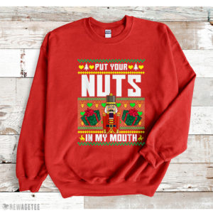 Red Sweatshirt Funny Nutcracker Toy Soldier Ugly Christmas Sweater