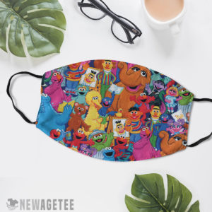 Sesame Street Group Muppets face mask
