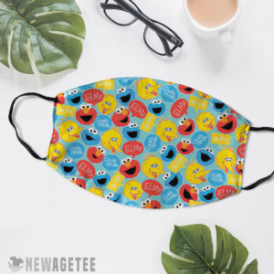 Sesame Street Street Character Heads face mask