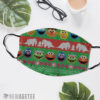 Sesame Street Street Character Heads face mask