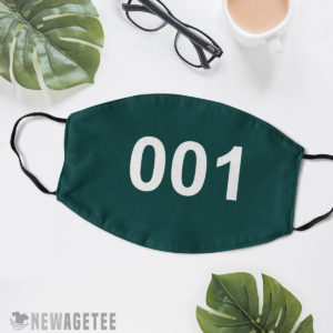 Reusable Face Mask Squid Game 001 Face Mask Oh II Nam
