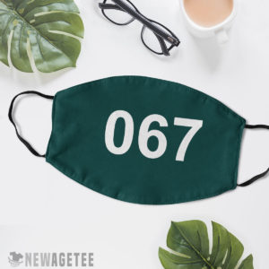 Reusable Face Mask Squid Game 067 Face Mask Kang Sae Byeok