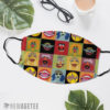Sesame Street Ugly Christmas Sweater face mask