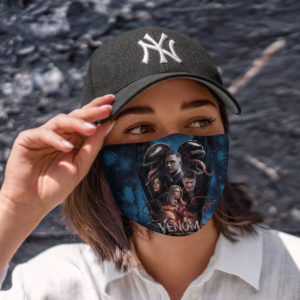 Reusable Face Mask Venom 2 Halloween Face Mask