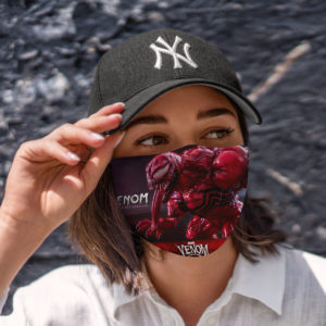 Reusable Face Mask Venom Carnage Red Version Face Mask