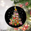 Chihuahua Christmas Tree Lights Funny Dog Xmas Ornament