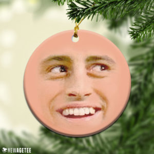 Friends TV Show Joey Tribbiani Face Christmas Ornaments Funny Holiday Gift