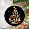Frenchie Christmas Tree Lights Funny Dog Chrismas Ornament
