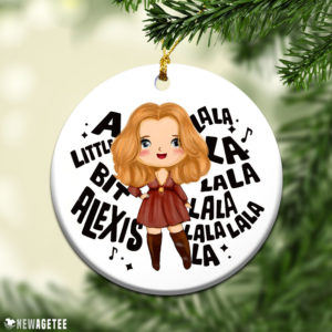 Round Ornament Little Bit Alexis La La La Alexis Rose EW David Christmas Ornament