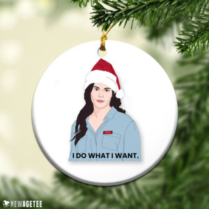 Stevie I Do What I Want Merry Christmas Ornament Funny Holiday Gift