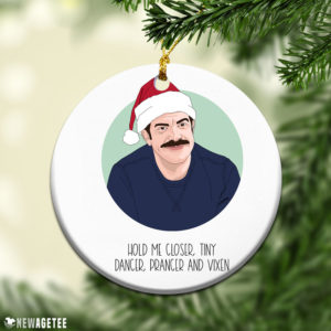 Ted Lasso Hold Me Closer Tiny Dancer, Prancer and Vixen Christmas Ornament Funny Holiday Gift