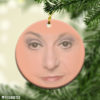 The Golden Girls Rose Nylund Face Christmas Ornament Funny Holiday Gift