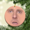 The Office TV Show Kevin Malone Face Christmas Ornament Funny Holiday Gift