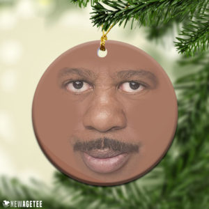 The Office TV Show Stanley Hudson Face Christmas Ornament Funny Holiday Gift