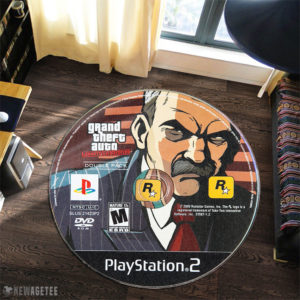 Round Rug Carpet Grand Theft Auto Liberty City Stories and Vice City Stories Disc Round Rug Carpet