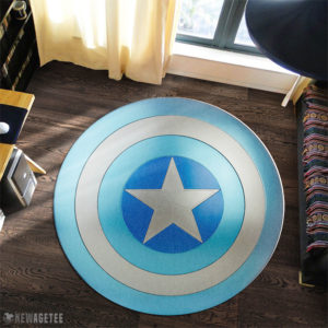 Marvel The Winter Solider Captain America’s Stealth Shield Round Rug Carpet
