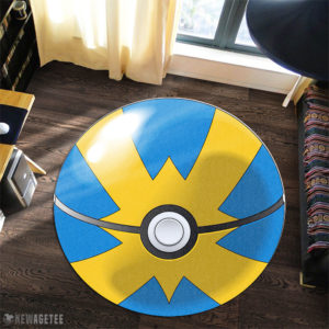 Pokemon Pokeball Quick Ball Round Rug Carpet