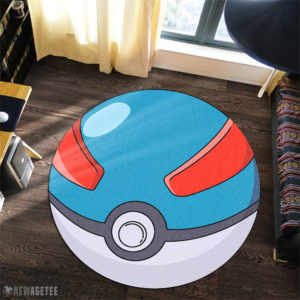 Pokemon Super Ball Round Rug Carpet
