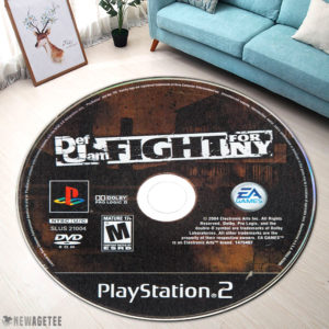 Def Jam Fight for NY Disc Round Rug Carpet