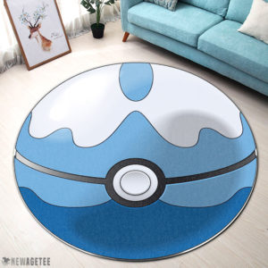 Dive Ball Pokemon Round Rug Carpet