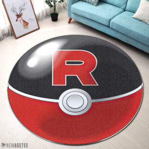 Pokemon Team Rocket Ball Round Rug Carpet