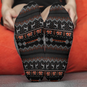 Cincinnati Bengals Adult Ugly Christmas Crew Socks