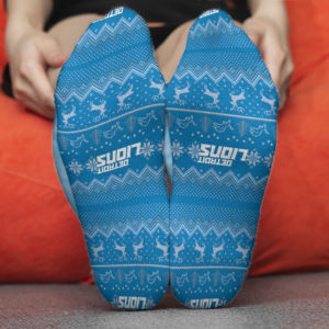 Detroit Lions Ugly Pattern Raglan Pajamas Set copy