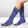 Boston Bruins Adult Ugly Christmas Crew Socks