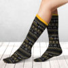 Baltimore Ravens Adult Ugly Christmas Crew Socks